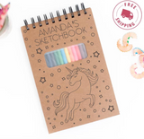 Personalized Kids Drawing Sketchbook