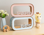 Wooden Piggy Bank for Kids Baby and Toddler Gifts