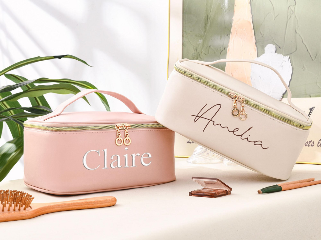 Monogram Cosmetic Bag Gift For Women