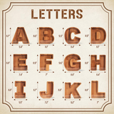 Large Personalized Kids Letter Piggy Bank