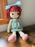 Personalized Crochet Doll with Changeable Outfit