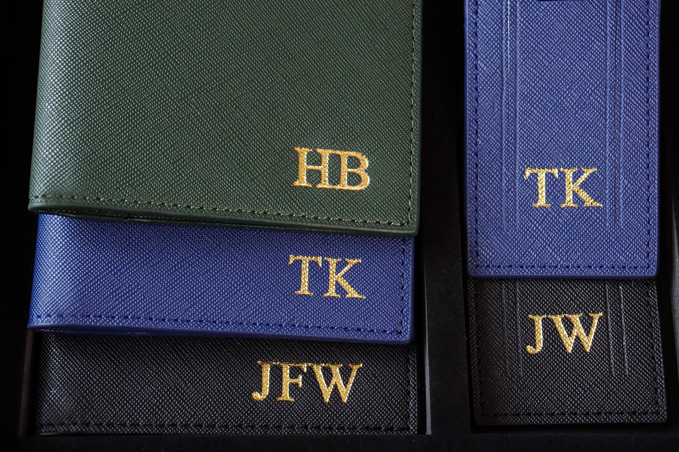 Personalized Passport Holder & Luggage Tag Set