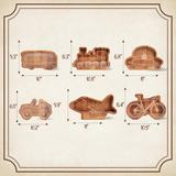 Handmade Dinosaur Wooden Coin Bank