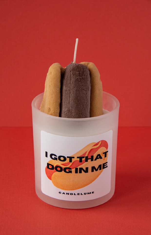 Funny Hot Dog Candle Novelty Gift