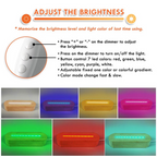 Personalized Flower Night Light Custom Gift for Kids and Teens