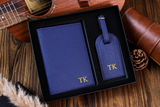 Personalized Passport Holder & Luggage Tag Set