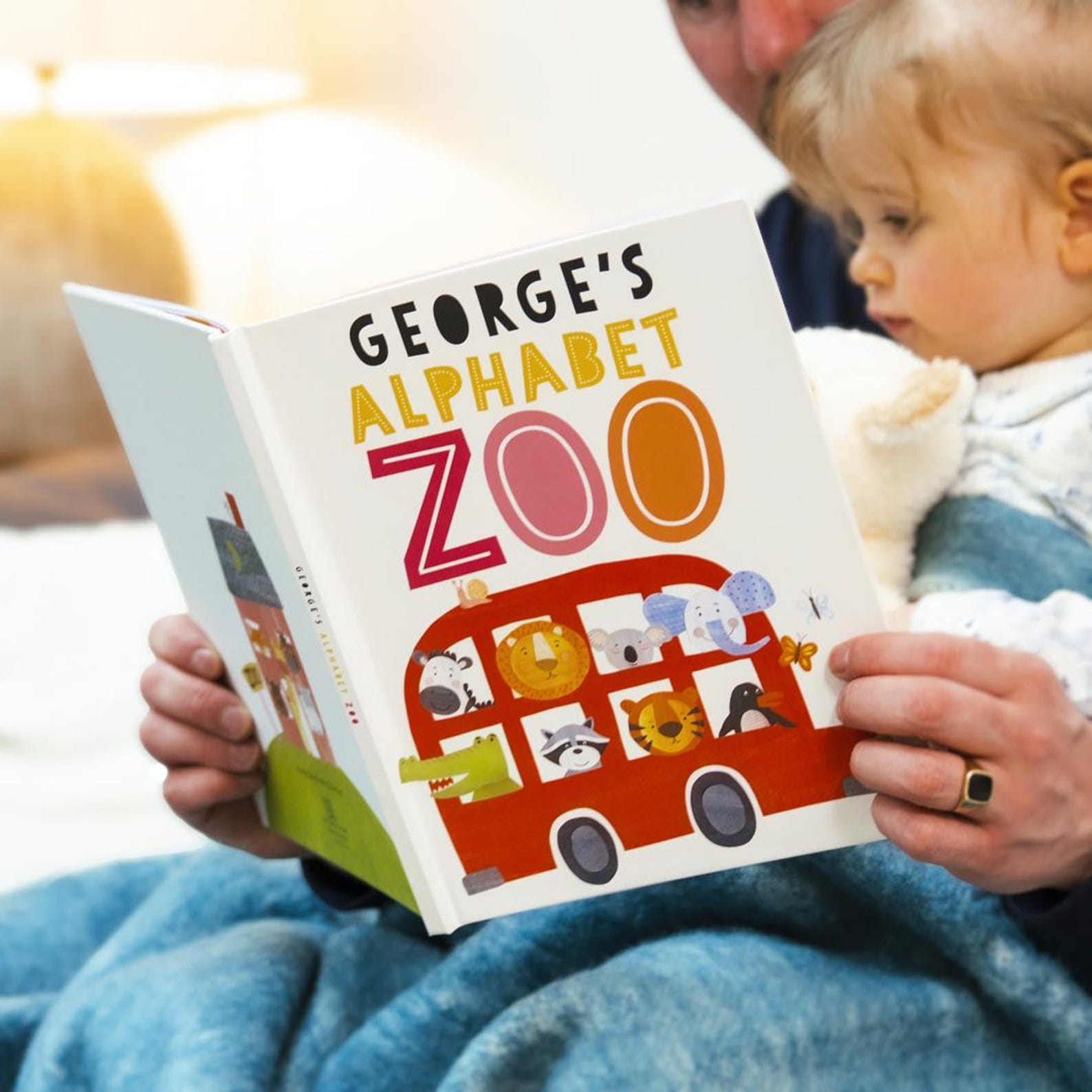 Personalized Christmas Zoo Name Book for Kids