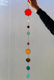 Dream Planet Stained Glass Suncatcher Celestial Decor