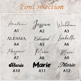 Personalized Engraved Wooden Comb Gift