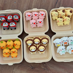 Cute Handmade Crochet Animal Keychains Amigurumi Bag Charms
