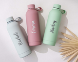 Engraved Tumbler with Strap Personalized Custom Water Bottle