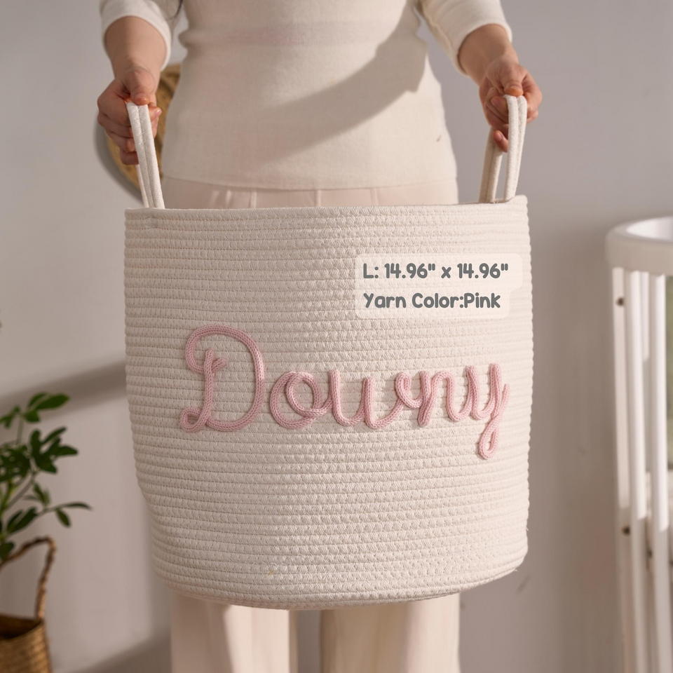 Customized Handmade Baby Basket