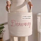 Customized Handmade Baby Basket