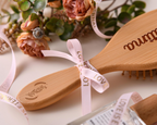 Personalized Engraved Wooden Comb Gift