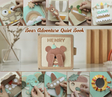 Personalized Handmade Felt Quiet Book for Baby