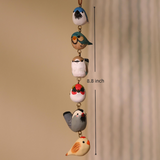 Handmade Wooden Bird Ornament Decor