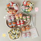 Cute Handmade Crochet Animal Keychains Amigurumi Bag Charms