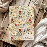 Personalized Prayer Journal for Women Wildflower Cover
