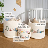 Customized Handmade Baby Basket
