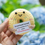 Handmade Crochet Emotional Support Donut