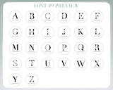 Set of 100 Personalized Engraved Cork Coasters for Weddings