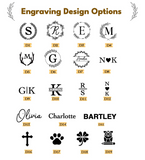 Personalized Leather Magnetic Bookmark with Pen Clip