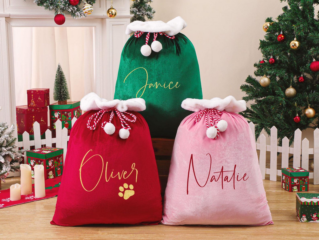 Personalized Large Christmas Santa Sack