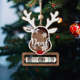 Personalized Christmas Money Holder Ornament