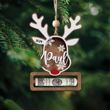 Personalized Christmas Money Holder Ornament