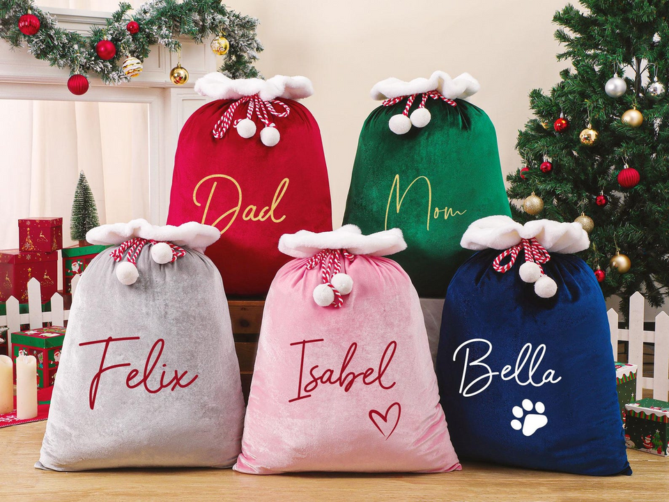 Personalized Large Christmas Santa Sack