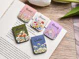 Personalized Birth Flower Magnetic Bookmark