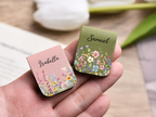 Personalized Birth Flower Magnetic Bookmark