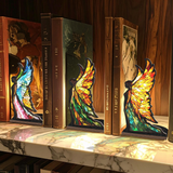 Fantasy Fairy Book Nook with Cozy Candle Glow