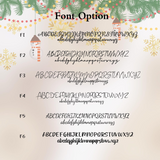 Personalized Reindeer Letter Ornaments with Name