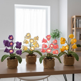 Crochet Lily of the Valley Night Lamp Handmade Flower Light