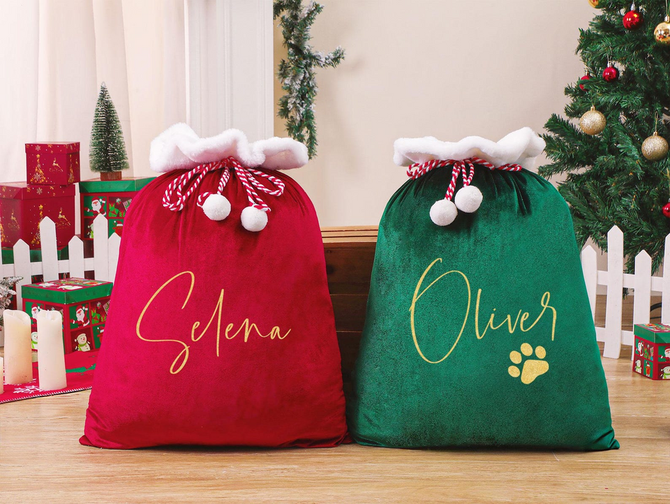 Personalized Large Christmas Santa Sack