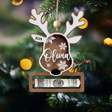 Personalized Christmas Money Holder Ornament