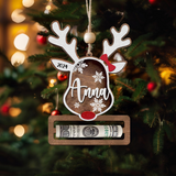 Personalized Christmas Money Holder Ornament