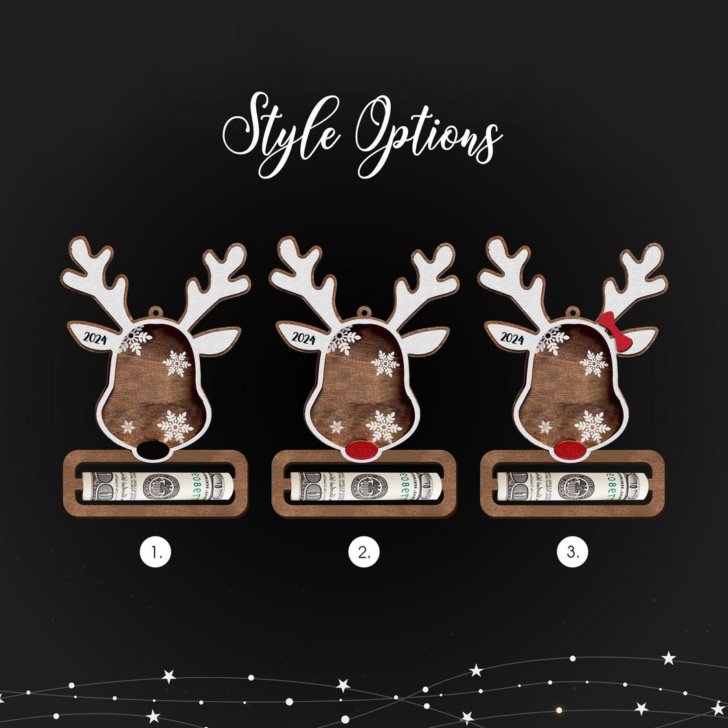 Personalized Christmas Money Holder Ornament