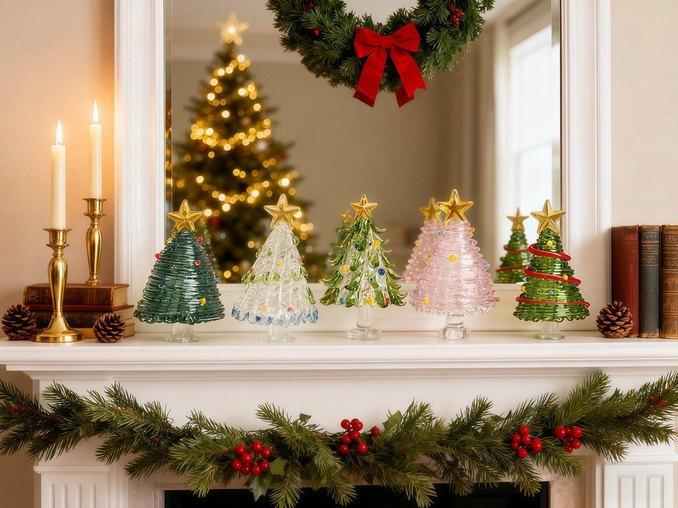 Handmade Stained Glass Christmas Tree