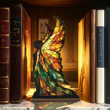 Fantasy Fairy Book Nook with Cozy Candle Glow