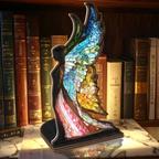 Fantasy Fairy Book Nook with Cozy Candle Glow