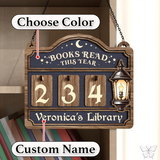 Personalized Books Read Tracker & Counter