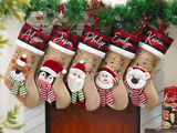 Personalized 3D Family Christmas Stockings