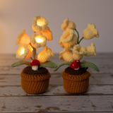 Crochet Lily of the Valley Night Lamp Handmade Flower Light