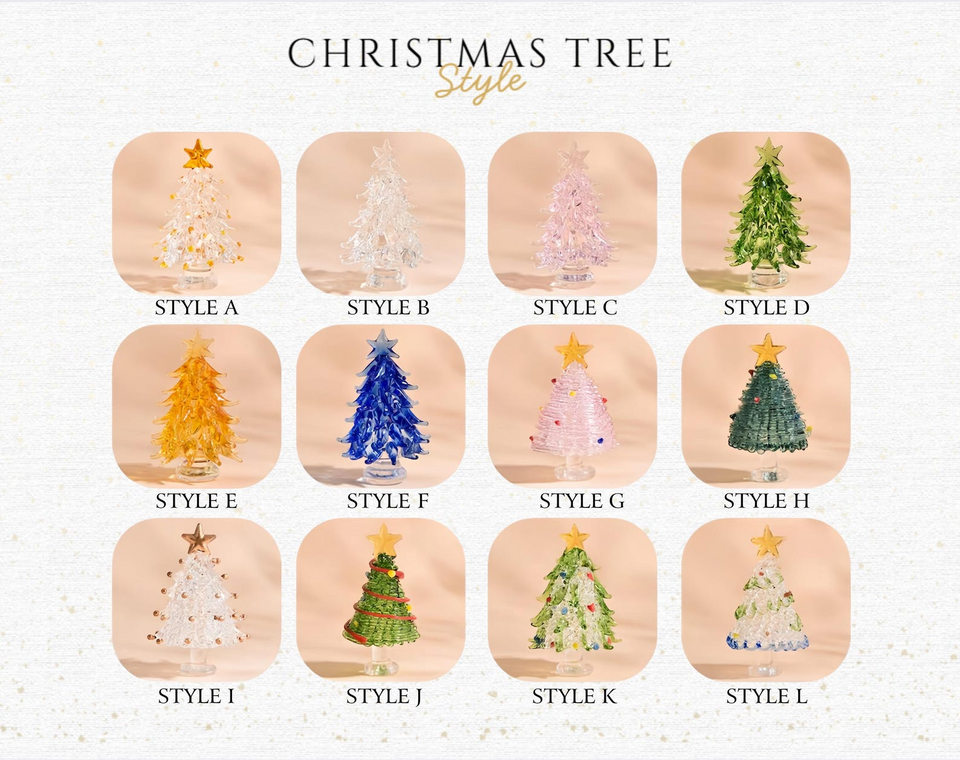 Handmade Stained Glass Christmas Tree