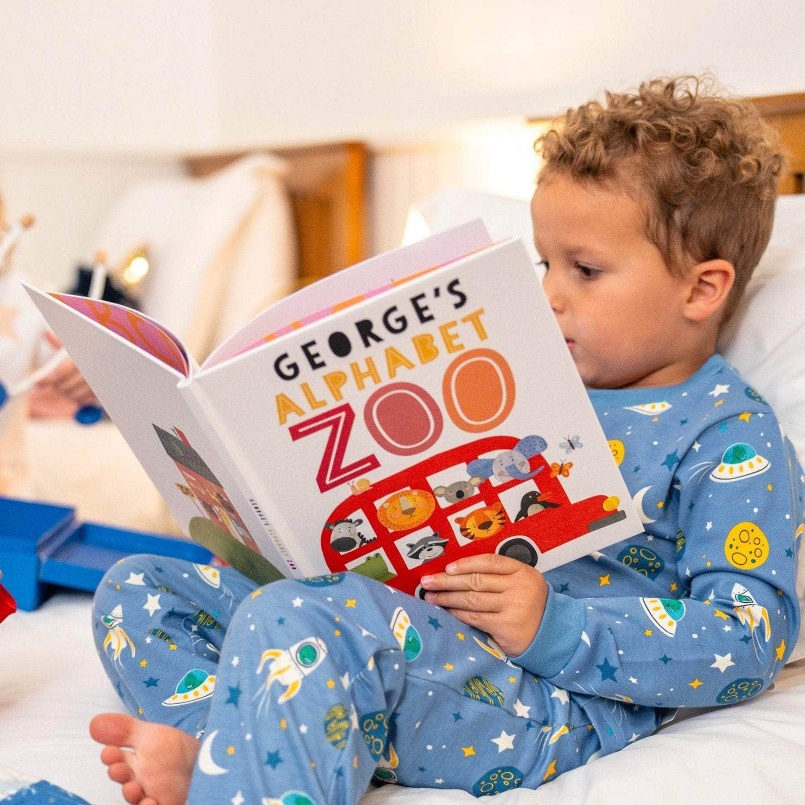 Personalized Christmas Zoo Name Book for Kids