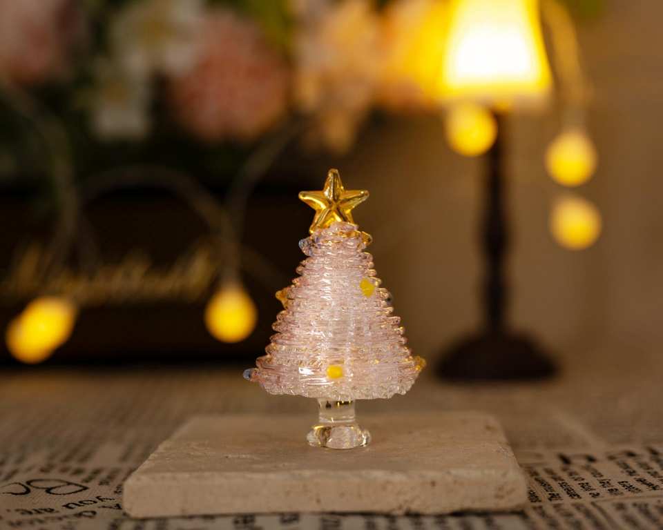 Handmade Stained Glass Christmas Tree