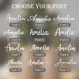 Personalized Christmas Tumblers Iced Coffee Glass Cup with Lid Gift for Friends