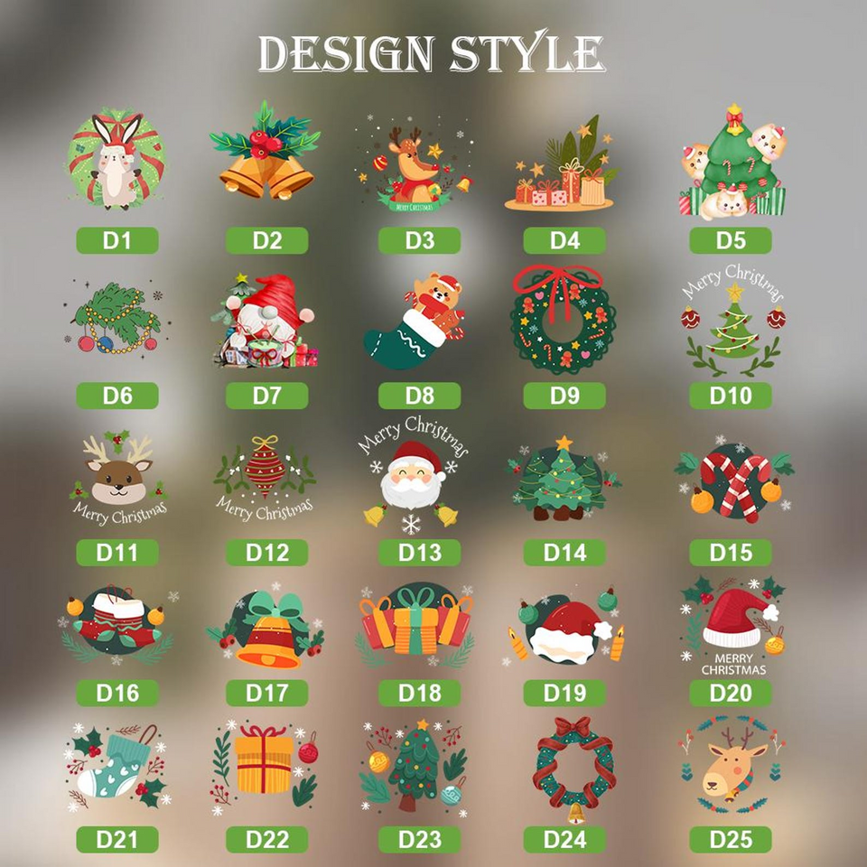 Personalized Christmas Tumblers Iced Coffee Glass Cup with Lid Gift for Friends